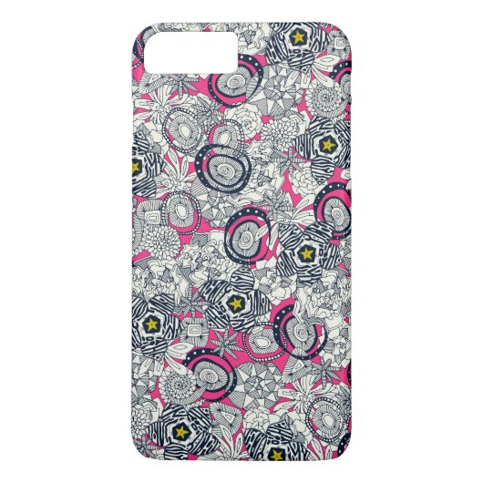 roze chartreuse ster Case-Mate iPhone case (Achterkant)