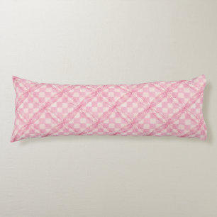 ROZE CHECK QUILT Body Kussen