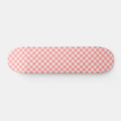 Roze checkboard skateboard (Horizontaal)