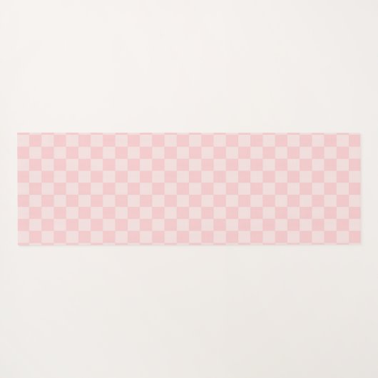 Roze checker yogamat (Achterkant (horizontaal))