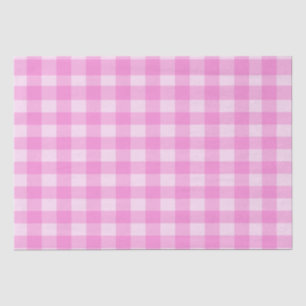 Roze Checkers- Tissuepapier