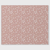 Roze Cheetah Animal Print Verpakkingspapier Cadeaupapier (Vlak)
