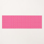 Roze Cheetah Leopard Print Yogamat (Voorkant (horizontaal))