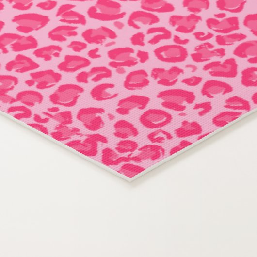 Roze Cheetah Leopard Print Yogamat (Detail)