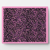 Roze Cheetah Pattern Fotoplaat (Voorkant)