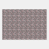 Roze Cheetah Print Inpakpapier Vel (Voorkant 2)