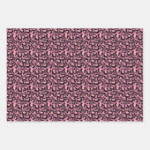 Roze Cheetah Print Inpakpapier Vel (Voorkant)