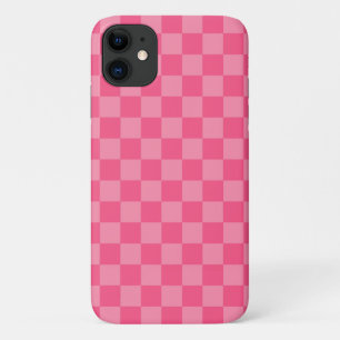 Roze cheque iPhone 11 hoesje