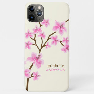 Roze Cherry Blossingboom iPhone 11 Pro Max Hoesje