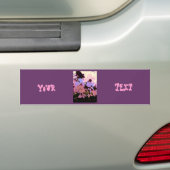 Roze Cherry Blossom Bumpersticker (Op auto)