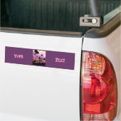 Roze Cherry Blossom Bumpersticker (Op Truck)