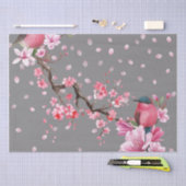 Roze Cherry Blossom Flower Pattern Tissuepapier (Craft)
