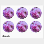 Roze Cherry Blossom Flowers Ronde Sticker (Vel)