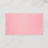 Roze Cherry Blossom Geometric Spring Wedding Plaatskaartje (Achterkant)