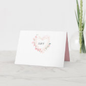 Roze Cherry Blossom Geometric Spring Wedding Programma (Achterkant)