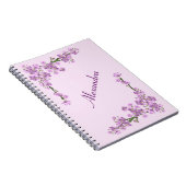  roze Cherry Blossom Notitieboek (Rechterzijde)