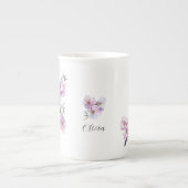 Roze Cherry Blossom Porselein Kop (Voorkant)