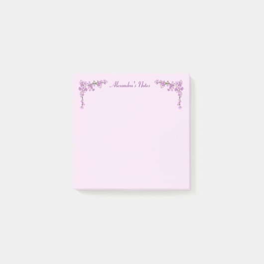  roze Cherry Blossom Post-it® Notes (Voorkant)