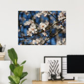 Roze Cherry Blossom Poster (Thuiskantoor)