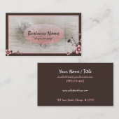 Roze Cherry Blossom Professional Visitekaartjes (Voorkant / Achterkant)