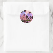 Roze Cherry Blossom Ronde Sticker (Tas)
