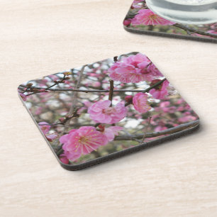 Roze Cherry Blossom / Sakura / サ ク ラ(桜) Bier Onderzetter