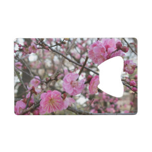 Roze Cherry Blossom / Sakura / サ ク ラ(桜) Kredietkaart Flessenopener