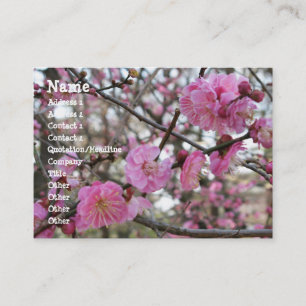 Roze Cherry Blossom / Sakura / サ ク ラ(桜) Visitekaartje