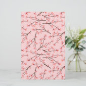 Roze Cherry Blossom Soap Wrap Papier (Staand voorkant)