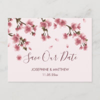 Roze Cherry Blossom Sparen de Datum
