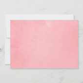 Roze Cherry Blossom Spring Weddenfoto Bedankkaart (Achterkant)