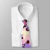 Roze Cherry Blossom Stropdas (Gebonden)