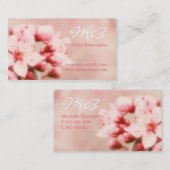  roze Cherry Blossom Visitekaartje (Voorkant / Achterkant)
