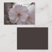 Roze Cherry Blossom Visitekaartje (Voorkant / Achterkant)