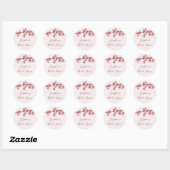 Roze Cherry Blossom Vrijgezellenfeest Ronde Sticker (Vel)