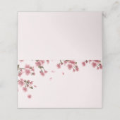 Roze Cherry Blossom Wedding (Buitenkant ongevouwen)