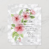 Roze Cherry Blossom Wedding (Voorkant / Achterkant)