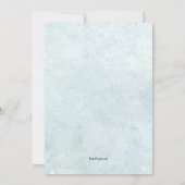 Roze Cherry Blossom Wedding Invitation Kaart (Achterkant)