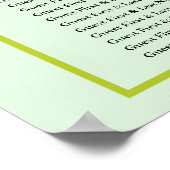 Roze Cherry Blossom, Wedding Seating Chart Poster (Hoek)