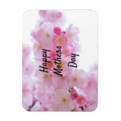 Roze Cherry-boom Magneet (Verticaal)