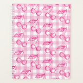 Roze Cherry Coquette esthetisch Planner (Voorkant)