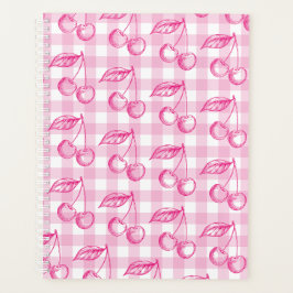 Roze Cherry Coquette esthetisch Planner