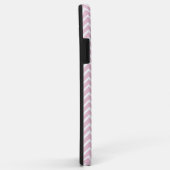 Roze Chevron Aangepaste iPhone Case (Achterkant/rechts)