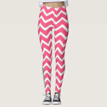 Roze Chevron leggings