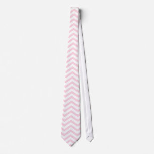 Roze Chevron Meisjesachtig Patroon Stropdas