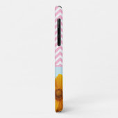 Roze Chevrons & Daisies Case-Mate iPhone Case (Achterkant/links)