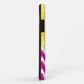 Roze Chevrons met anker Case-Mate iPhone Case (Achterkant/rechts)