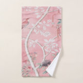 Roze Chinoiserie 3 Stuk Luxe Bad Handdoek (Handdoek)