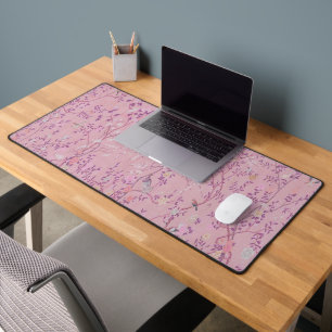Roze Chinoiserie Bureaumat