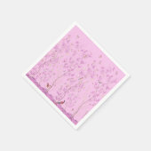 Roze Chinoiserie Decoupage Servet (Hoek)